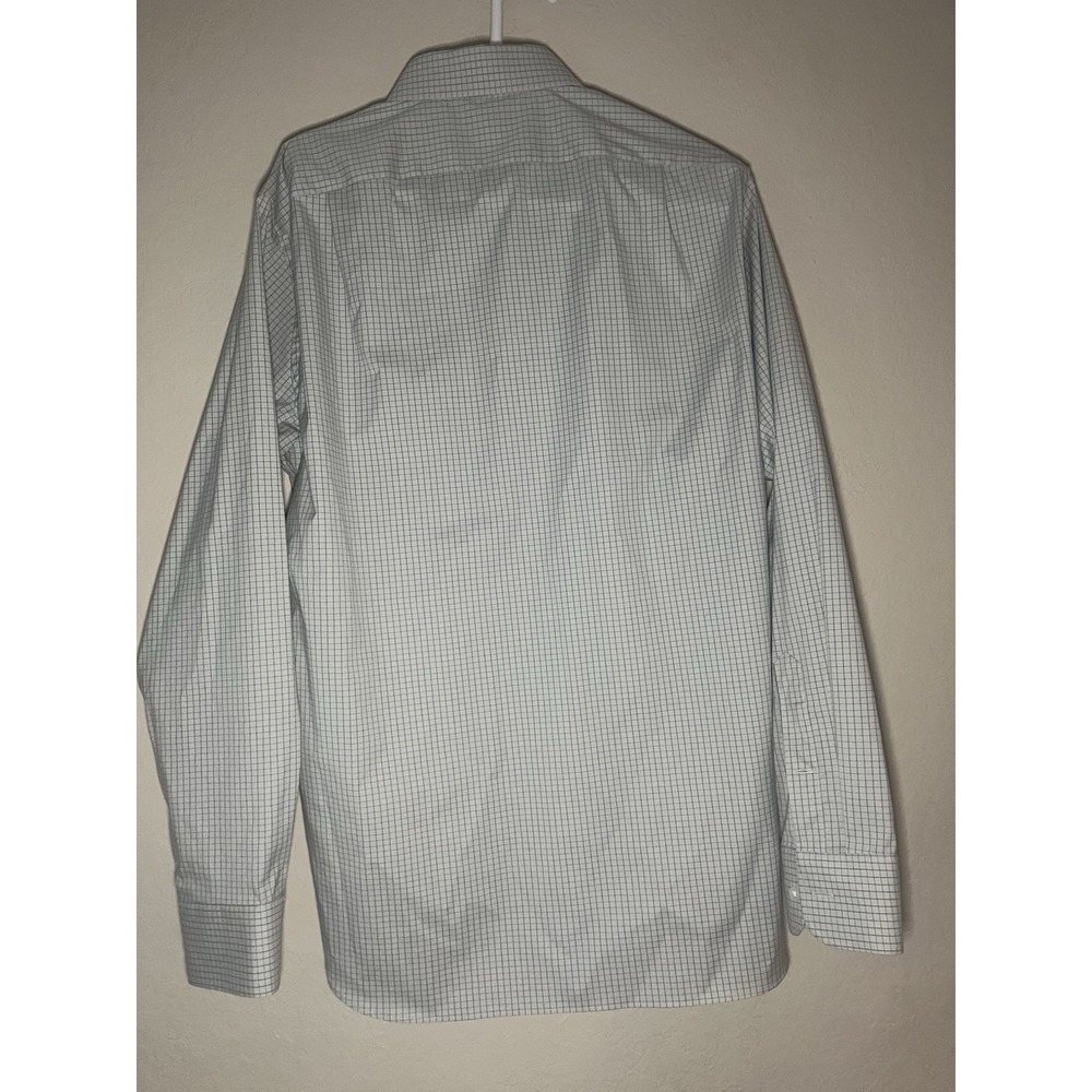 J.CREW Ludlow Classic Dress Shirt White Check 16 35 100% Cotton 20" Chest - Picture 5 of 10